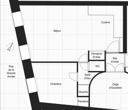 Réformés - T2 meublé - 35 m2 - 780 € cc - Photo 5