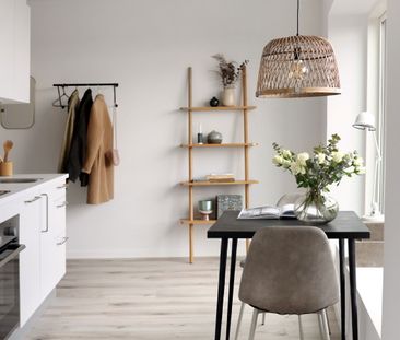 Indretningsvenlig 1-vær. lejl. med stort badeværelse og køkken-alrum - Photo 4