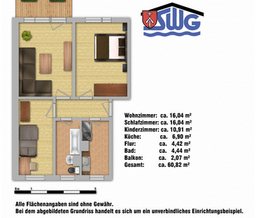 Frisch sanierte 3-Raumwohnung sucht neuen Mieter - Photo 1