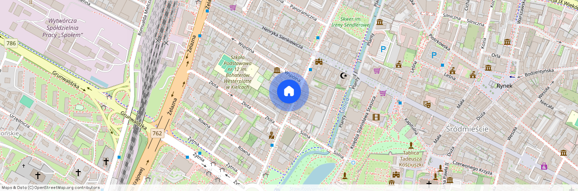 ul. Żelazna, Śródmieście, Kielce, świętokrzyskie