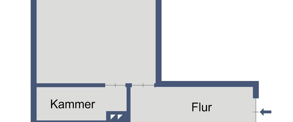 2-Zimmer-Wohnung mit Balkon im 4. Obergeschoss - Photo 1
