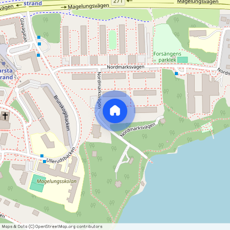 Nordmarksvägen, Farsta