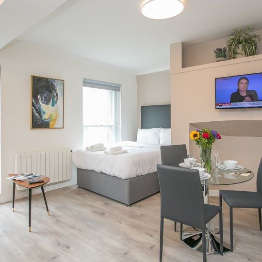 Serviced studio apartment for rent in St Stephen's Green, D2 - Photo 1