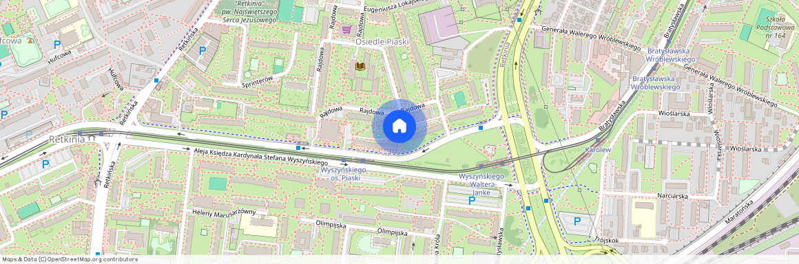 Wyszyńskiego, Retkinia, Polesie, Łódź, łódzkie