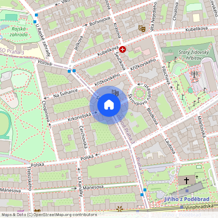 Slavíkova, Praha 2 - Vinohrady, okres Praha