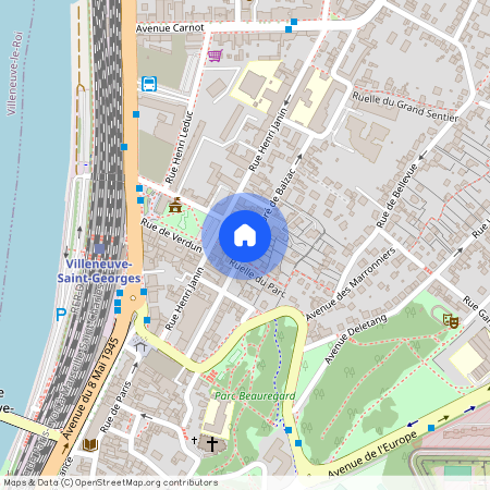 Rue de Balzac, Francja, Villeneuve-Saint-Georges