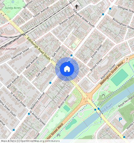 ** Waterloo Avenue, Guelph, ON, Canada