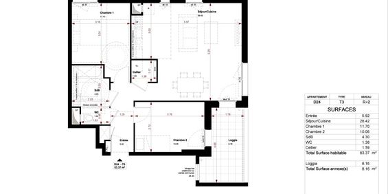 Location Appartement 3 pièces 63m² BUSSY ST GEORGES 77600 - Photo 3