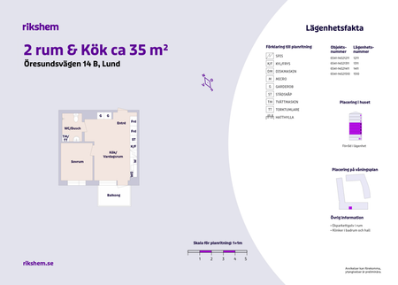 Öresundsvägen 14 B, lgh 1211, Västerbro - Photo 2