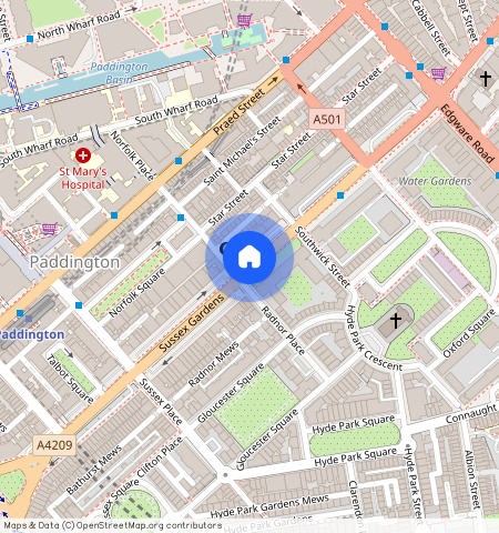 Sussex Gardens, London, W2