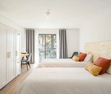 Room in a shared 16-bedroom apartment for rent in Ciudad Universitaria - Photo 5