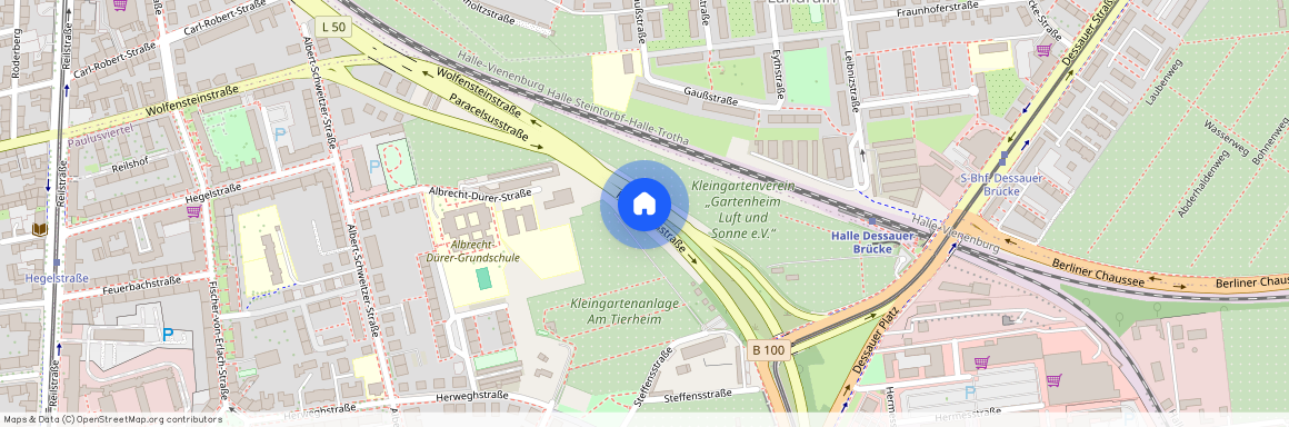 Paracelsusstraße, 06114, Paracelsusstraße    Halle