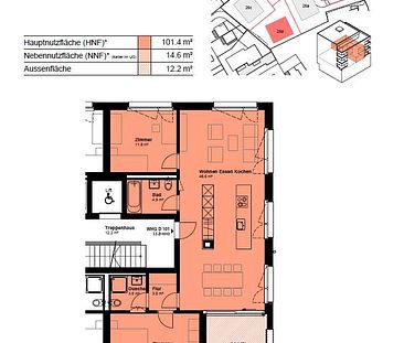 Helle Wohnung in modernem Neubau - Foto 3