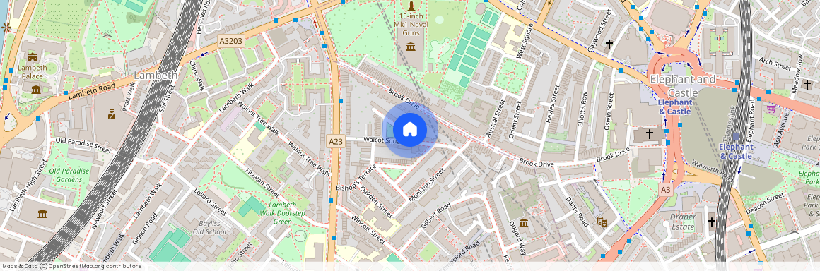 Walcot Square, London, UK, SE11