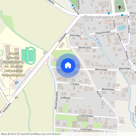 ul. Sosnowa, Dobrzykowice, Czernica, wrocławski, dolnośląskie