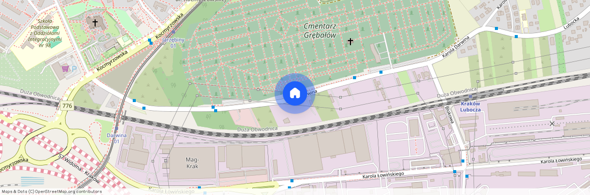 Grębałów, Karola Darwina, Kraków