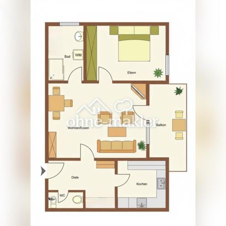 Top-saniert mit neuer Küche - Stilvolle Wohnung in schöner Lage in Heiningen - Photo 5