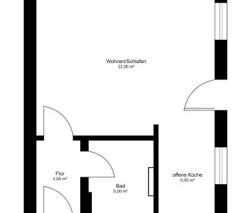 1 Zimmer, 41 m² - Foto 5
