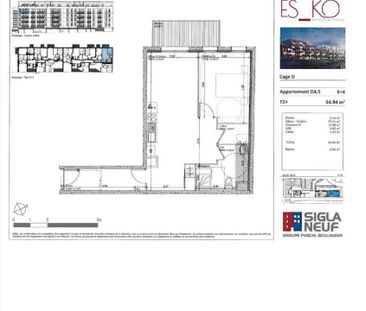 Location Appartement 2 pièces 54m² VALENCIENNES 59300 - Photo 2