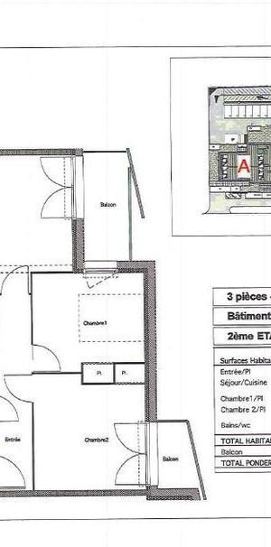 Location Appartement 3 pièces 59m² JOUE LES TOURS 37300 - Photo 2