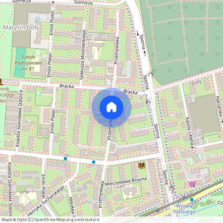 ul. Przemysłowa, Marysin Doły, Bałuty, Łódź, łódzkie