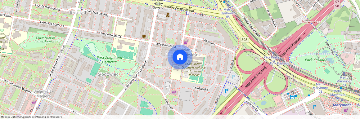 ul. Leopolda Staffa, Słodowiec, Bielany, Warszawa, mazowieckie