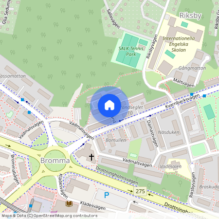 Flossagränd, Bromma