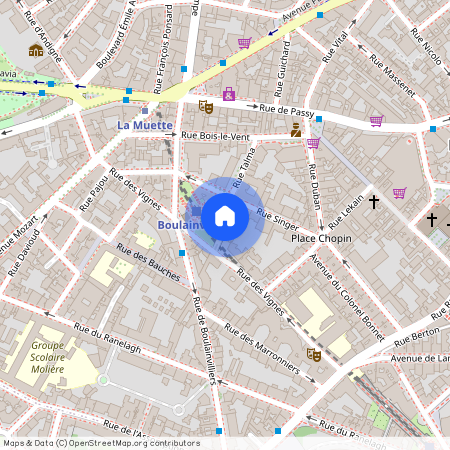 Passage Singer et Rue Singer 75016 Paris (16e arrondissement)