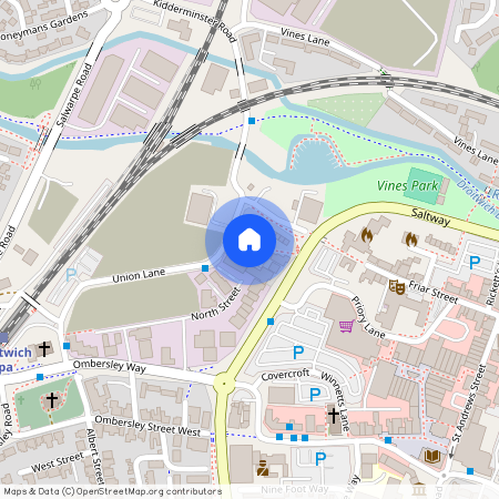 Priory Gardens, Union Lane, Droitwich, Worcestershire, WR9