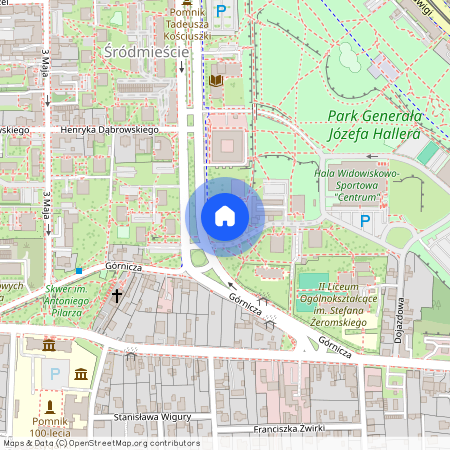 Aleja Kościuszki, Śródmieście, Śródmieście, Dąbrowa Górnicza, śląskie