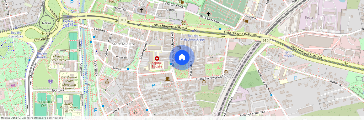 Będzin, plac 3 Maja, Bedzin