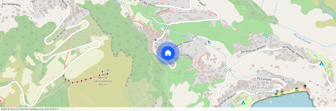 Massa Lubrense, Via amerigo vespucci - Nerano