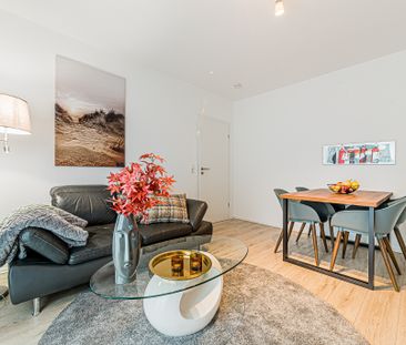 City-Residence: Modern möblierte 3-Zi.-Wohnung mit Balkon in F-Esch... - Photo 1