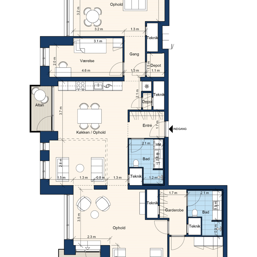 Frederiksbrovej 6, 14. Dør 1 - Foto 2