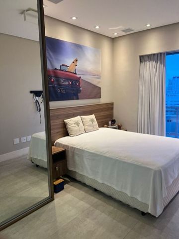 Apartamento com 1 dormitório para alugar, 73 m² por R$ 6.490,02/mês - Gonzaga - Santos/SP - Photo 5