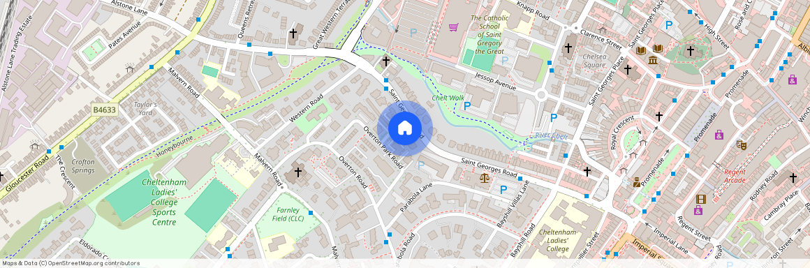 St. Georges Road, Cheltenham, Gloucestershire, GL50