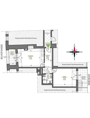 Generalsanierte 2-Zimmerwohnung mit Terrasse zum Innenhof - Provisionsfrei! - Photo 5