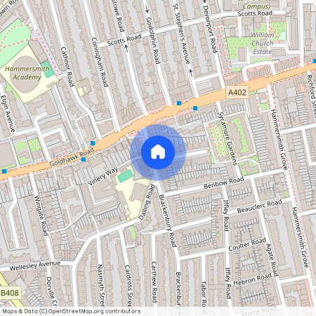 Brackenbury Road, Brackenbury Village, London, W6