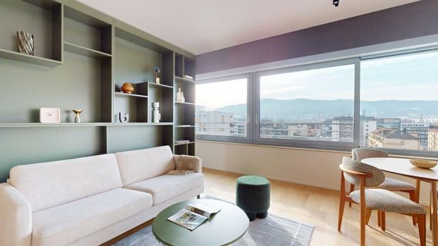 High-end 1-bedroom apartment in the new Alto tower – Freihofstrasse 23, Zurich - Foto 1