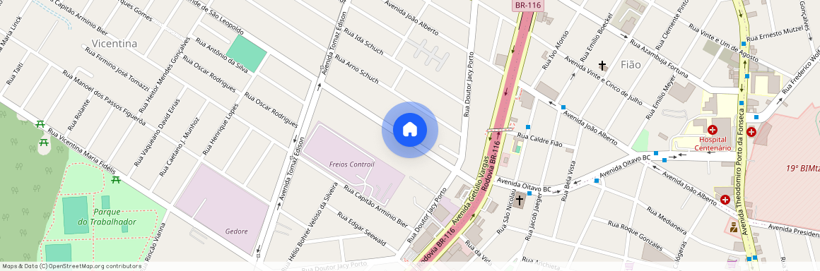 Rua Visconde De Sao Leopoldo, 273, São Leopoldo, São Leopoldo - RS, 93025-400, Brazil