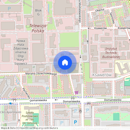 ul. Mariana Zdziechowskiego, Ksawerów, Mokotów, Warszawa, mazowieckie