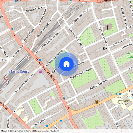 Barkston Gardens, South Kensington, London, SW5