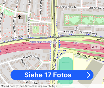 Light-flooded apartment for rent at Waldfriedhof - Foto 1