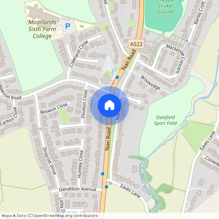 Tean Road, Cheadle, Stoke-On-Trent, ST10