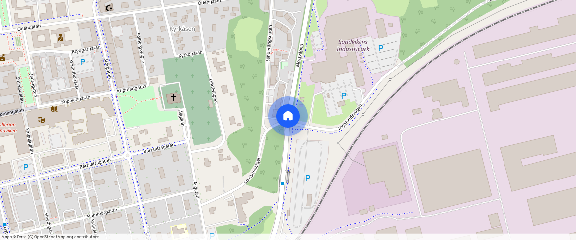 Mossvägen, Sandviken