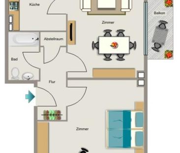 Kleine 2-Zimmer-Wohnung in Neukirchen-Vluyn Neukirchen für Sie! - Foto 1