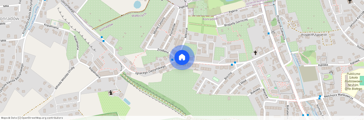 Biały Kamień, ul. Ignacego Daszyńskiego, Wałbrzych