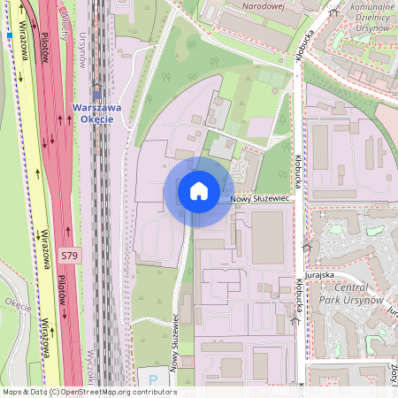 ul. Nowy Służewiec, Wyczółki, Ursynów, Warszawa, mazowieckie