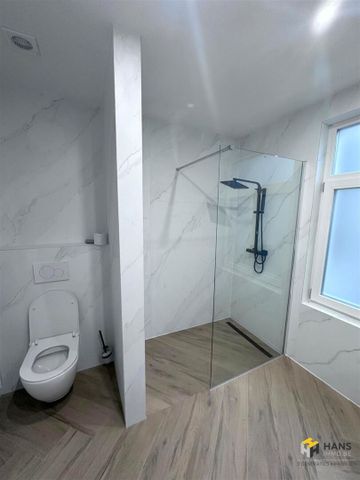 Gerenoveerd appartement ( 115m² ) met 2 slaapkamers, bureau en terras vlakbij het Centraal station van Antwerpen. - Foto 4