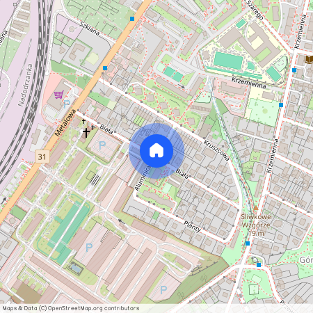 ul. Biała, Podjuchy, Prawobrzeże, Szczecin, zachodniopomorskie